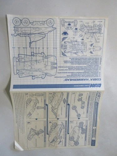1990 Hasbro G.I.Joe Hammerhead Instructions