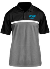 Storm Electric Blue Competitor Polo Black/White/Gray