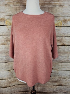 Chico's NWT Selina Boat Ribbed Knit Pullover Top Shirt Chico's Size 2 L/XL