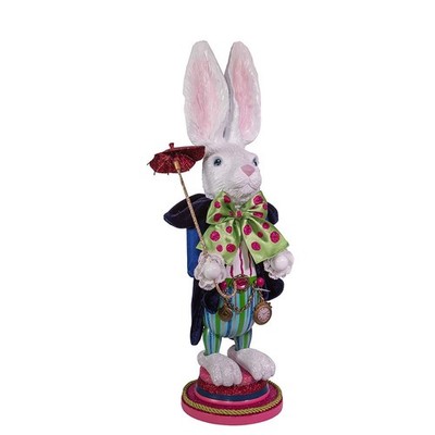 Kurt S. Adler 18'' Hollywood White Rabbit Nutcracker