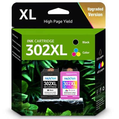 2er DRUCKERPATRONEN für HP 302 XXL OfficeJet 3634 3636 3630 3831 3833 3835 3838