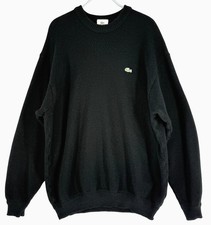 Lacoste Men Crew Neck 50 Laine Wool Jumper Sweater Size 7 - 2XL