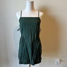 Women’s Aerie Green Mini Dress Open Sides XS￼