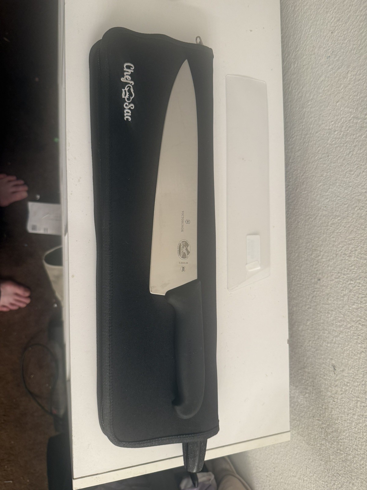 With Black Fibrox Handle