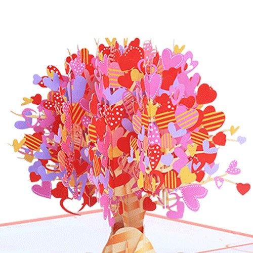 Paper 3D Pop-Up Gift Card Romantic Invitations Cards Birthday Party Gift - Picture 3 of 7