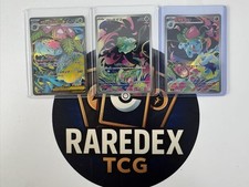Pokemon Japanese Mega Venusaur Bulbasaur Ivysaur SR AR 3 Card Set Mega Brave NM