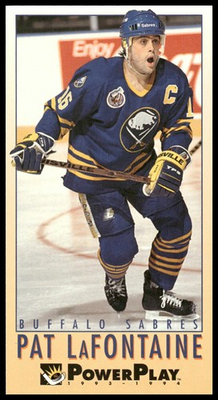 #ad 1993 94 Fleer PowerPlay #31 Pat LaFontaine TALL BOY Buffalo Sabres $1.89