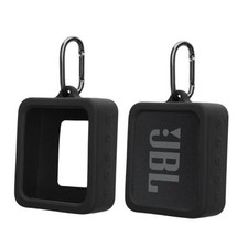 Silicone Case for JBL Go Essential Case - Protective Cover for Mini black