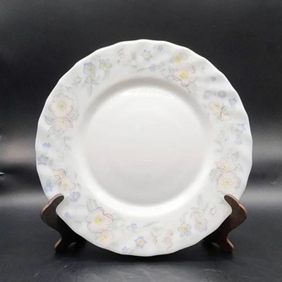Arcopal France Champetre Floral Scalloped Dinner Plates Set of 4