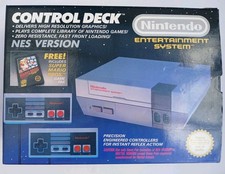 BOXED NES NINTENDO ENTERTAINMENT SYSTEM GAMES CONSOLE POWERS ON BUT FAULTY