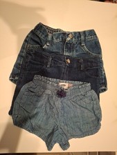 Lot Of 3 Girls Jean Shorts Size 4-5 Old Navy