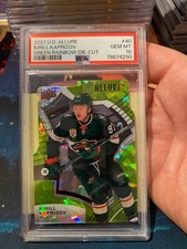 2021 Upper Deck Allure Kirill Kaprizov Green Rainbow Die Cut PSA 10