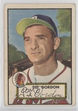 1952 Topps Semi-High # Sid Gordon #267 0z0n