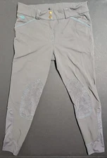 PIPER by Smartpak Breeches Women's Size: 30R Horse Riding Equestrian Pants Gray