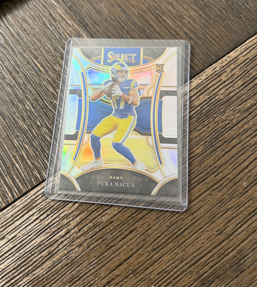 2023 Panini Select - Suite Level Puka Nacua Rookie #455 Silver Prizm (RC) RAMS