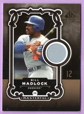 2007 SP LEGENDARY CUTS MASTERFUL MATERIALS #BM BILL MADLOCK GAME USED JERSEY