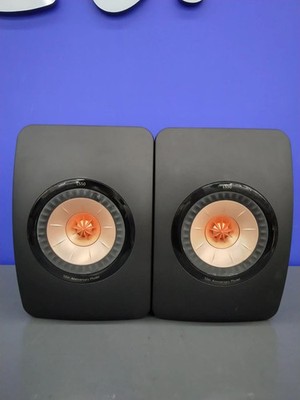 KEF LS50 Bookshelf Speaker 50th Anniversary Pair Set USED