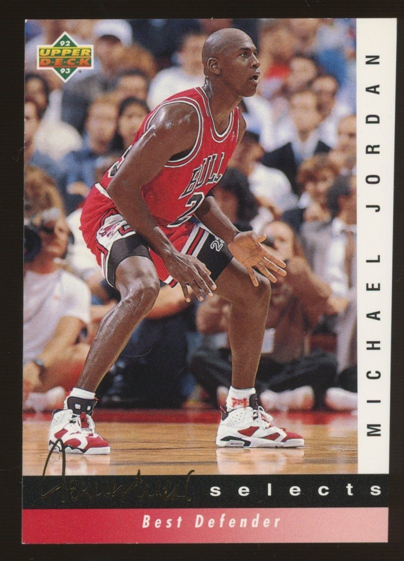 1992-93 Upper Deck Jerry West Selects #JW4 Michael Jordan Bulls HOF