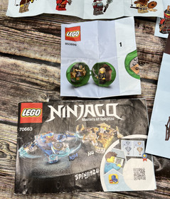 Lego Ninjago Replacement Instruction Manuals W/Tornado of Spinjitzu Accessories