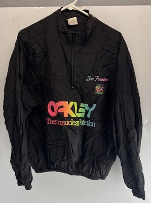 90s OAKLEY オークリー ブルゾンジャケット ブラック ヴィンテージ Oakley オークリー オールド ブルゾン ジャケット ビンテージ 90