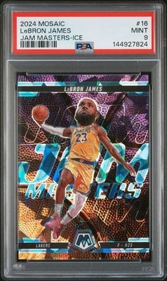 2024-25 Panini Mosaic - Jam Masters LeBron James #16 Ice Mosaic Prizm /125 b7