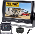 Yakry RV Backup Camera Plug and Play - No Delays 7 Inch HD 1080P Rear View Camer