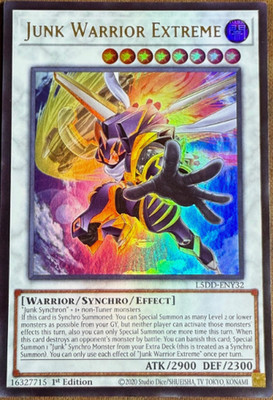 Yugioh - Junk Warrior Extreme - L5DD-ENY32 - ULTRA RARE - 1ST EDITION  - NM/M