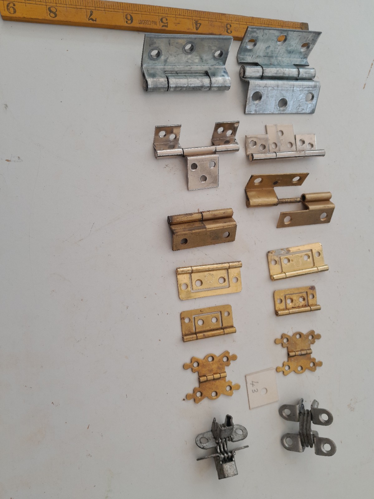 various different hinges; storage soiled,