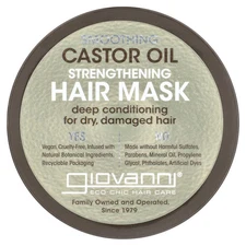 Smoothing Castor Oil Strengthening Hair Mask, 10 fl oz (295 ml)