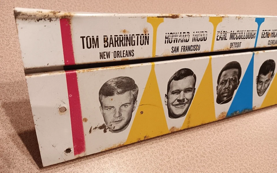 Raro 1969 NFL Football Players Association UNION metal SIGNO Bubba Smith Eagles Foto 4 de 4