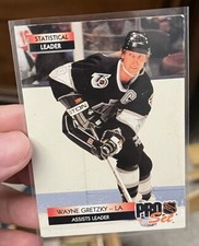 1992-93 Pro Set Hockey Wayne Gretzky Los Angeles Kings Assists Leader #246