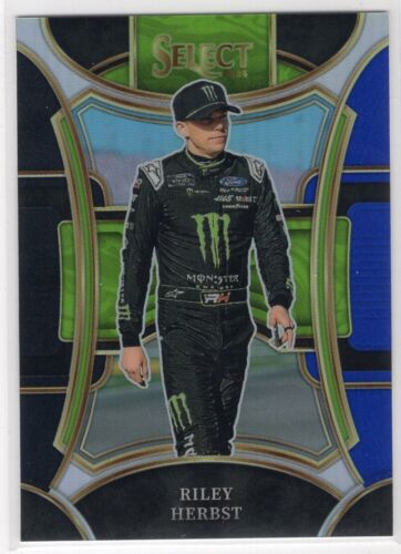 Riley Herbst 2024 Panini Select Trackside Black & Blue Prizm 11/49 Stewart Haas - 第 1/1 張圖片