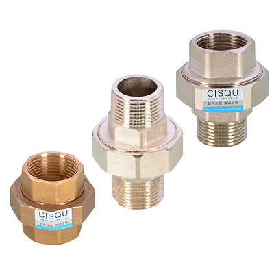 #ad #ad 1 2quot; 3 4quot; 1quot;BSP Brass Pipe Fitting Union Plumbing Water Hose F M Thread Fittings $156.79