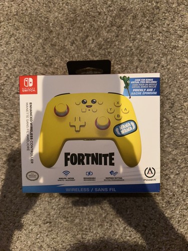 PowerA Wireless Controller Peely Fortnite for Nintendo Switch with Code NEW