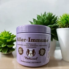 Natural Dog Company Aller-Immune 90 Soft Chews For Relief Of Seasonal Allergies
