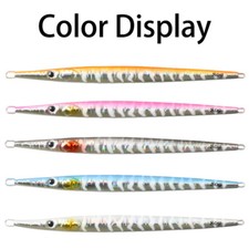 Saltwater Slow Pitch Jig Head Fishing Lures Quick Sinking Vertical Jig With Hook