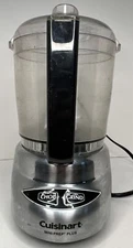 Cuisinart Mini-Prep Plus Food Processor 3 Cup 24oz Brushed Chrome Complete Works