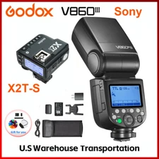 US Godox V860III-S 2.4G TTL HSS Flash Speedlite Light + X2T-S Trigger For Sony