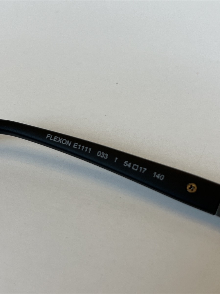 FLEXON E1111 033 Gunmetal Flexible Titanium Eyeglass 54 17 140