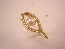 Faerie Wishbone vintage tie tack used for fairies furniture house good luck u19