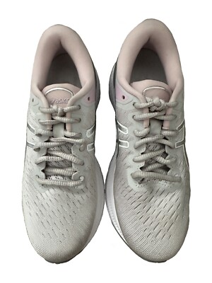 Asics Kayano 27 1012B263 Grey Silver Pink Running Shoes Sneaker Women's Sz 5 US