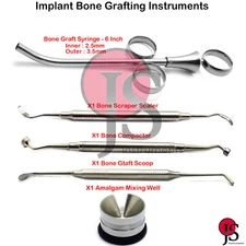 Implant Bone Grafting Instruments Graft Syringe Packer Carrier Dental Surgical