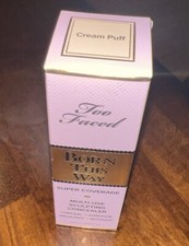 Too Faced Born This Way Super Coverage Multi-Use Concealer, Cream Puff, 0.46 Oz
