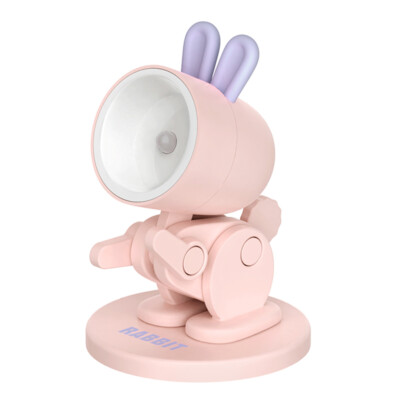 LED Bedside Lamp Adjustable Folding Laptop Lighting Cartoon for Room Decoration 