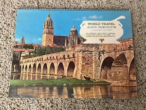 Vintage 1977 World Travel and Receipe Calendar