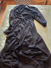 Reformation Reyes Dress Black Jersey Size Small
