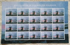 US SCOTT 5524 SHEET OF 20 MAYFLOWER IN PLYMOUTH HARBOR FOREVER STAMPS MNH(MERC)