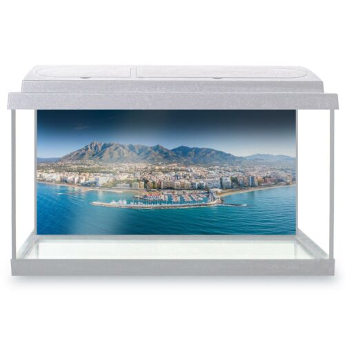 Fischtank Hintergrund 90x45cm - Marbella Spanien Costa del Sol Strand #12603 - Bild 1 von 8