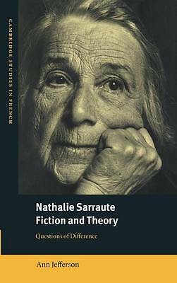 Nathalie Sarraute, Fiction and Theory Questions of Difference Jefferson Hardback