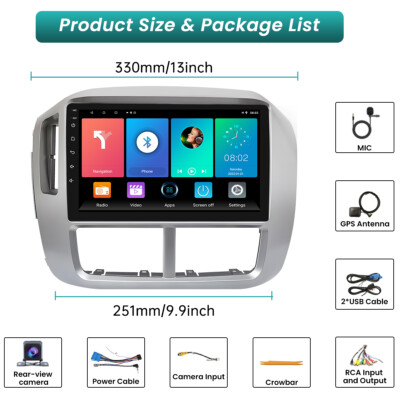 For 2006-2008 Pilot Carplay Radio FM RDS Bluetooth GPS Navi